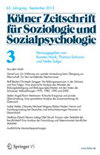 KOLNER ZEITSCHRIFT FUR SOZIOLOGIE UND SOZIALPSYCHOLOGIE封面